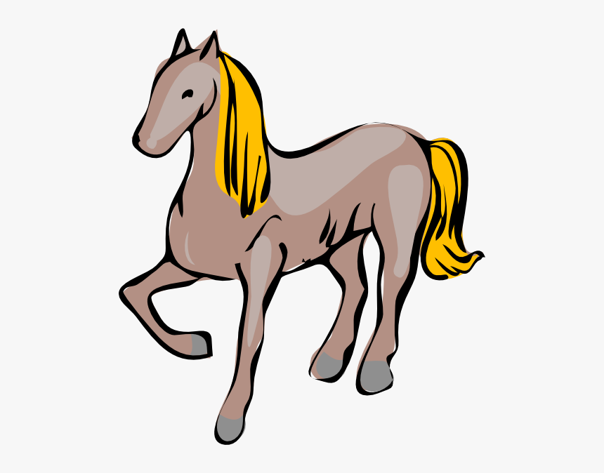 Cartoon Horse Svg Clip Arts - Cavallo Clipart, HD Png Download