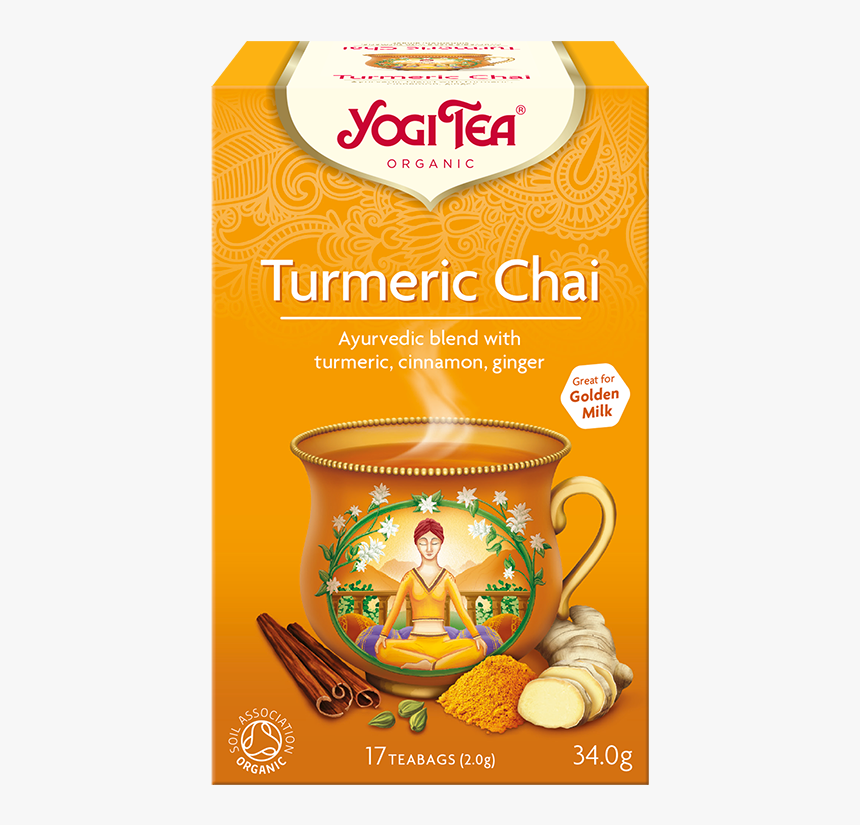 Yogi Tea Turmeric Chai, HD Png Download
