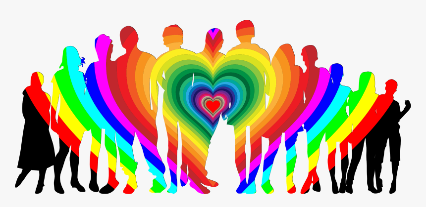 Family, Love, Rainbow, Boy, Child, Chromatic, Colorful - We Are One Family Logo, HD Png Download