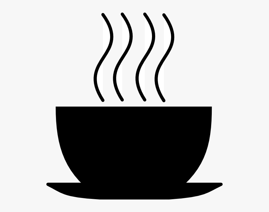 Black And White Soup Bowl, HD Png Download