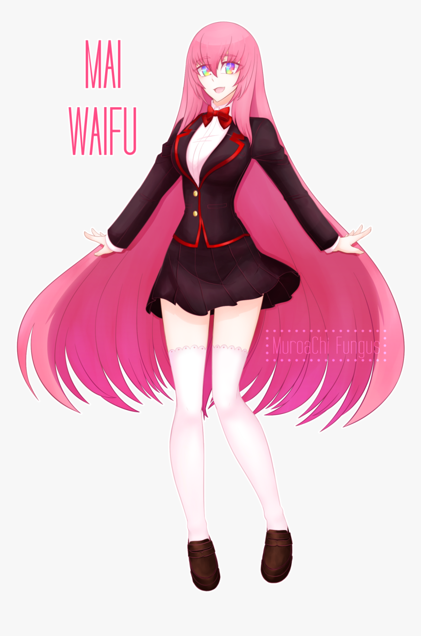 Mai Waifu By Muroachifungus-da5k3ra - Yandere Simulator Mai Waifu Fanart, HD Png Download