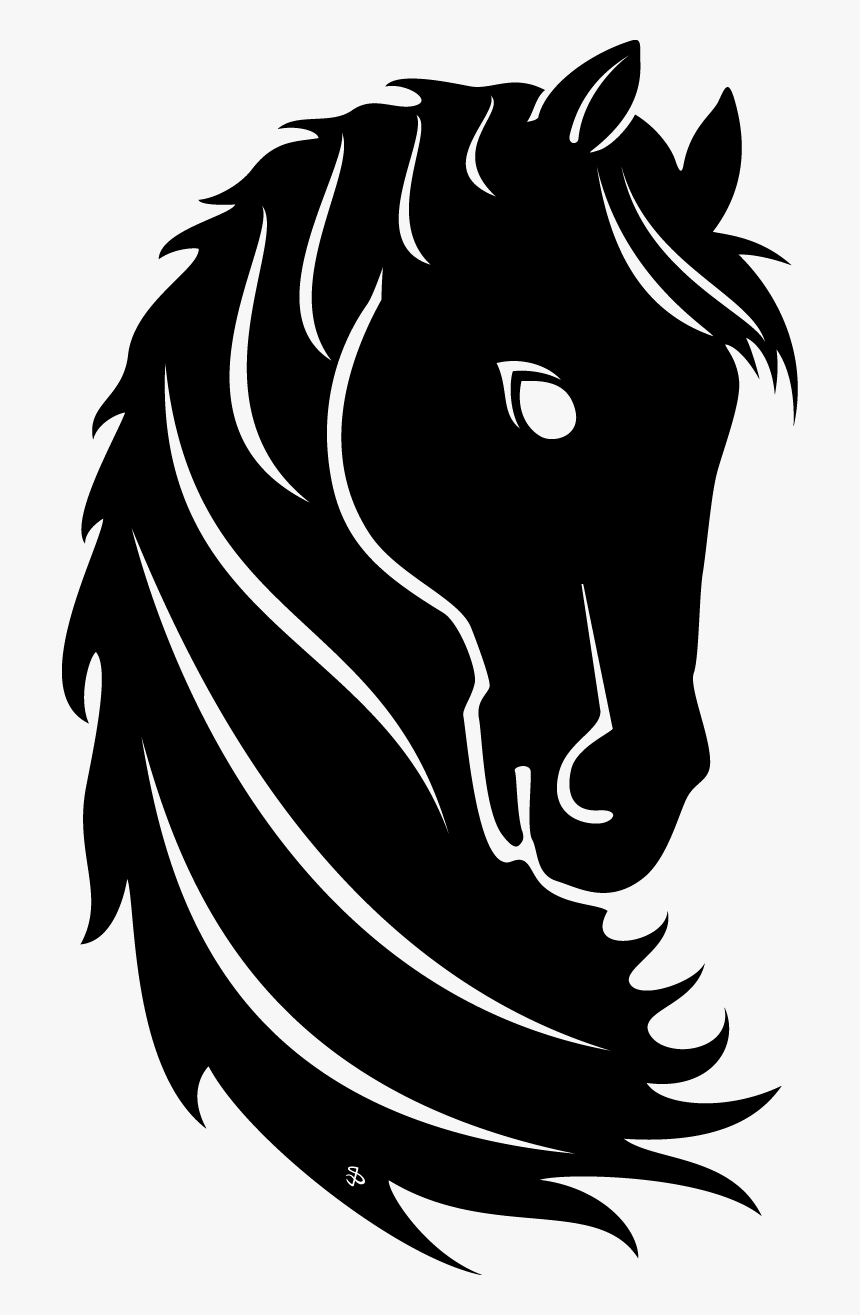 Transparent Horse Png File - Horse Head Vector Png, Png Download