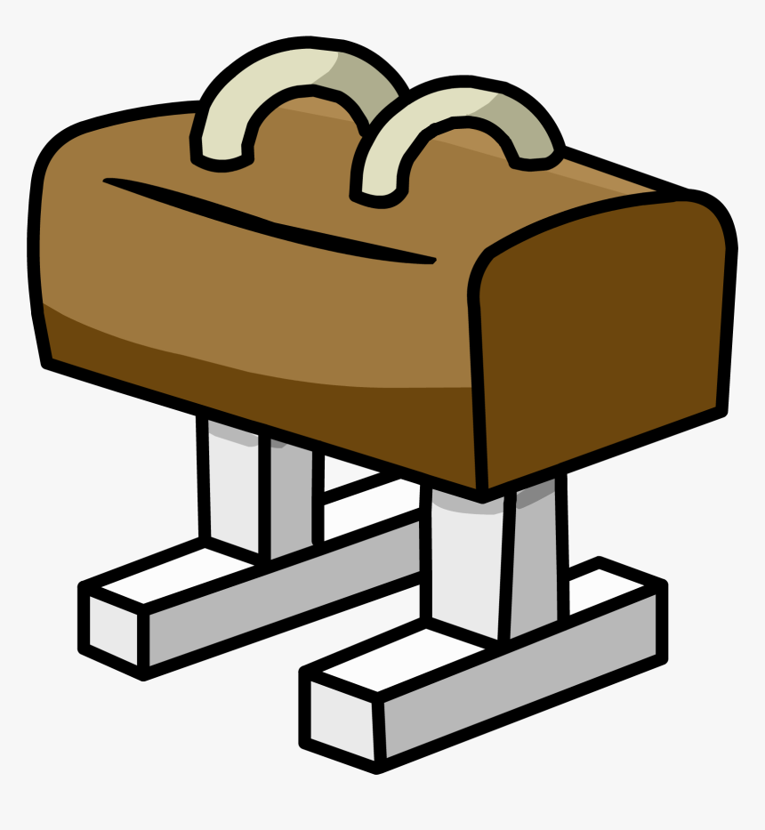 Horses Clipart Food - Gymnastics Pommel Horse Clipart, HD Png Download