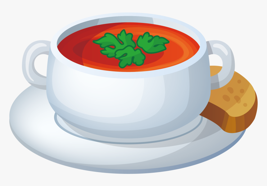 Borscht Soup Bowl Illustration - Teacup, HD Png Download