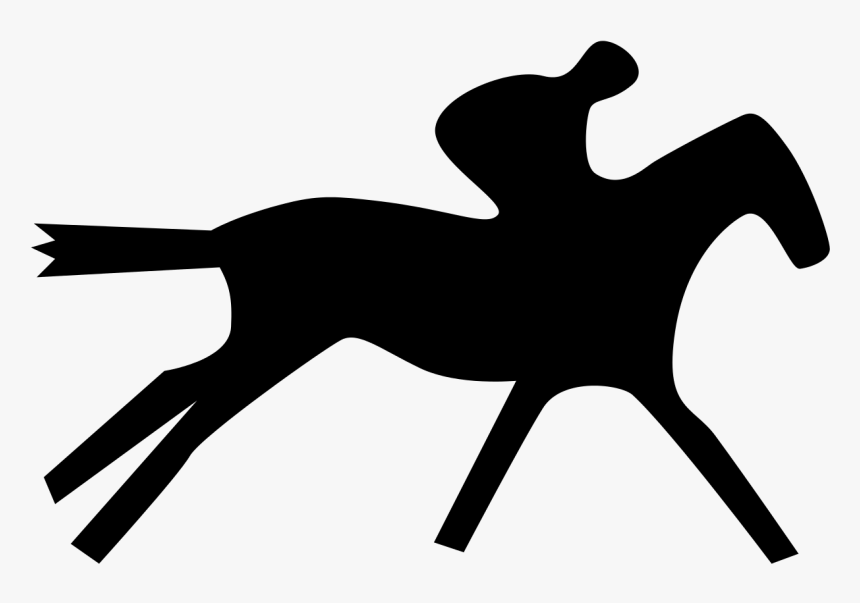 File - Horseracingicon - Svg - Horse Racing Clipart, HD Png Download