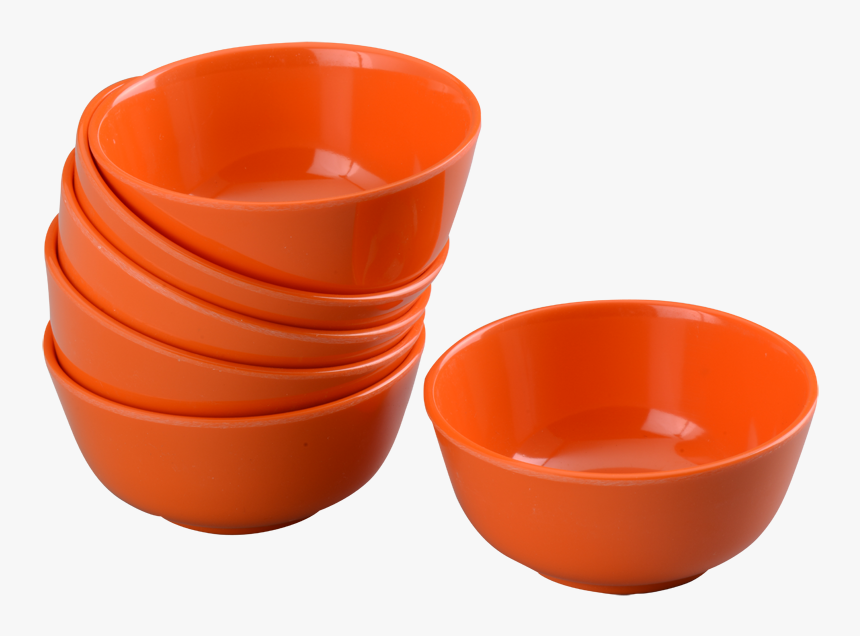 6 Pc Rnd Soup Bowl Set Orange, HD Png Download