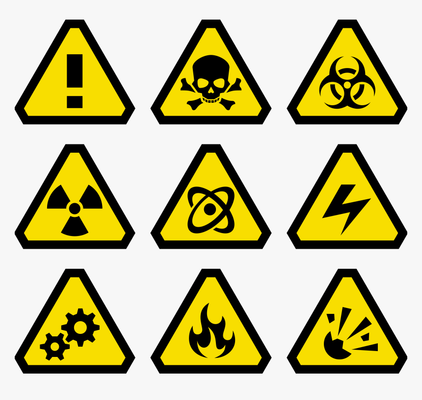 Clipart Warning Signs - Signs Warning, HD Png Download
