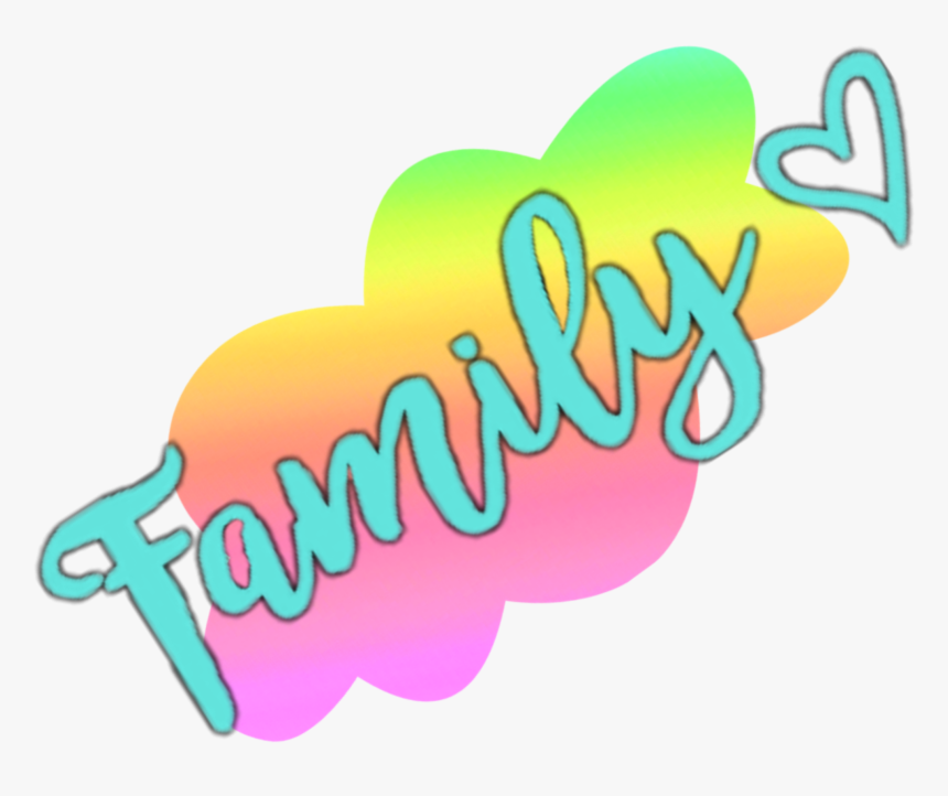 #family #love #son #daughter #rainbow, HD Png Download