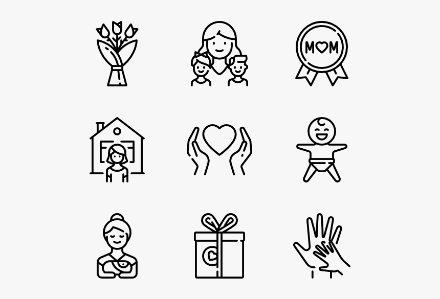 Mother S Day - Mom Icon Transparent Background, HD Png Download