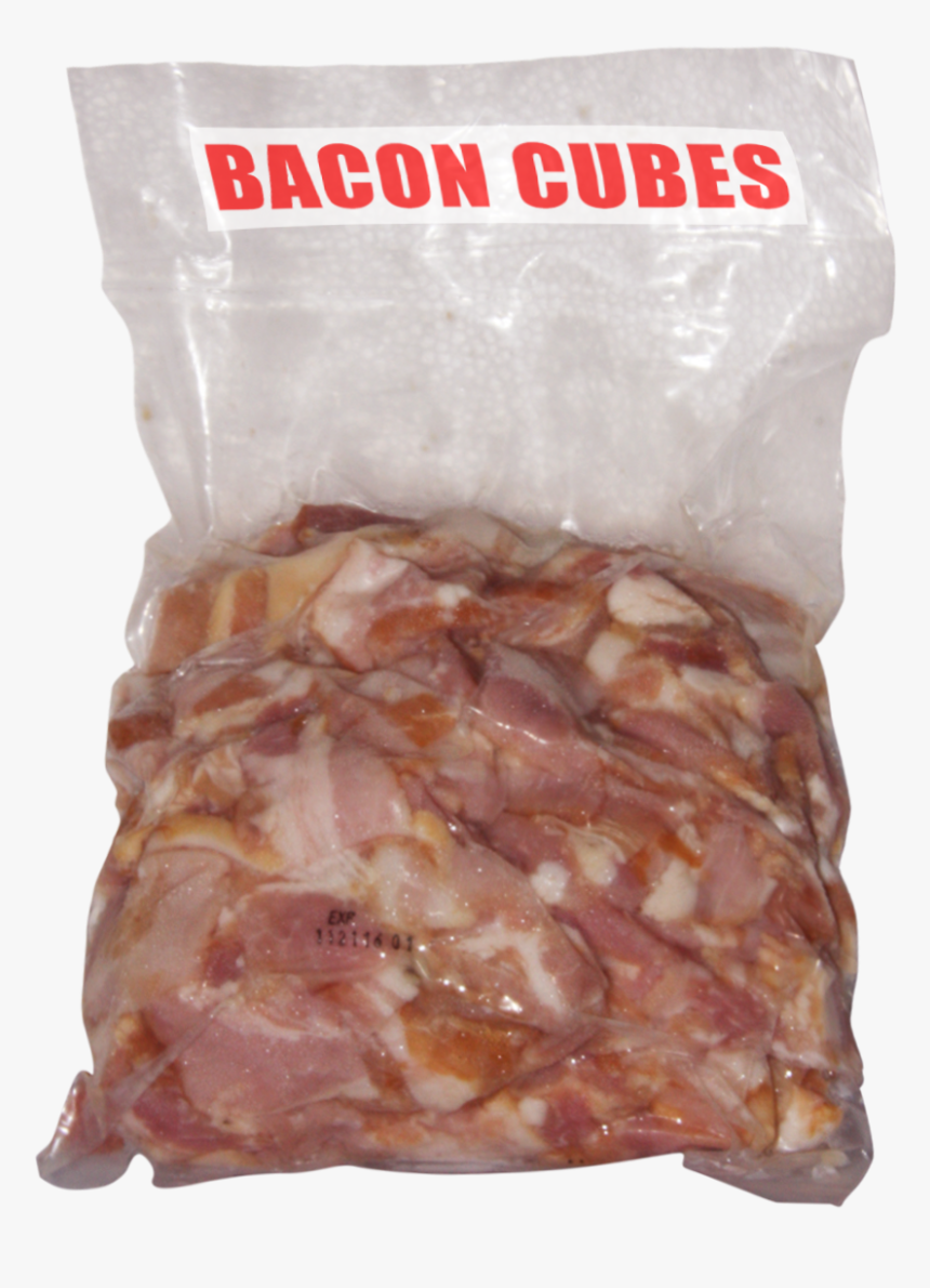 Bacon Cubes 1kg - Pampanga Best Bacon Strip, HD Png Download