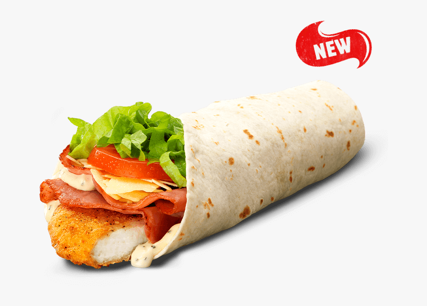 Tendercrisp Caesar Wrap - Fast Food, HD Png Download