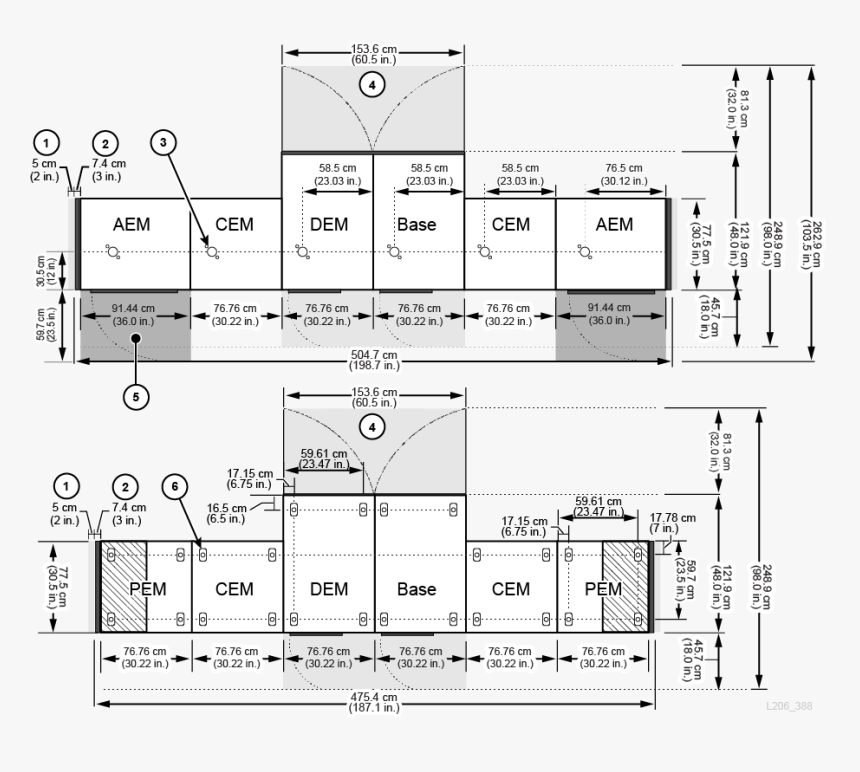 Shows Dimensions For Two Sample Libraries - 서버 설치 계획서 목차, HD Png Download