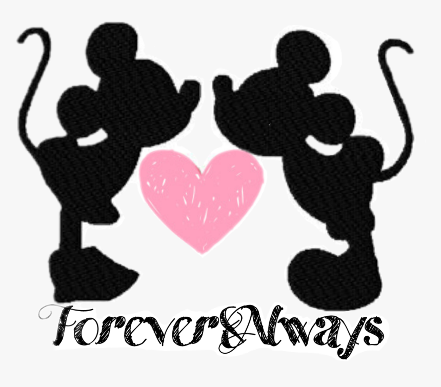 Family Love Cute Relationship Disney Mickey Minnie - Minnie And Mickey Cute, HD Png Download