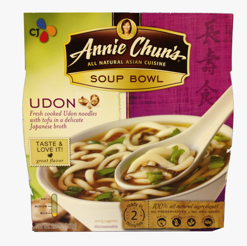 Annie Chun S Udon Soup Bowl - No Msg Food Product, HD Png Download