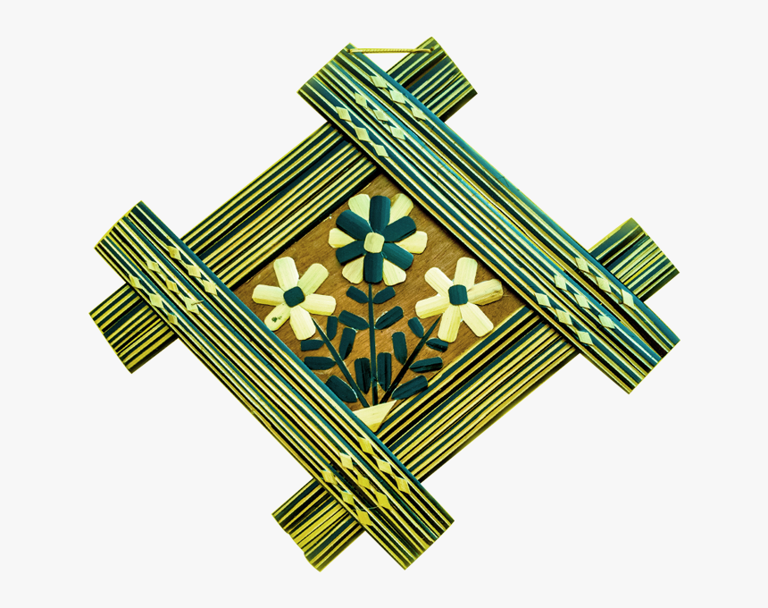 Natures Touch Yellow And Dark Brown Flowers Wall Hanging - Parallel, HD Png Download