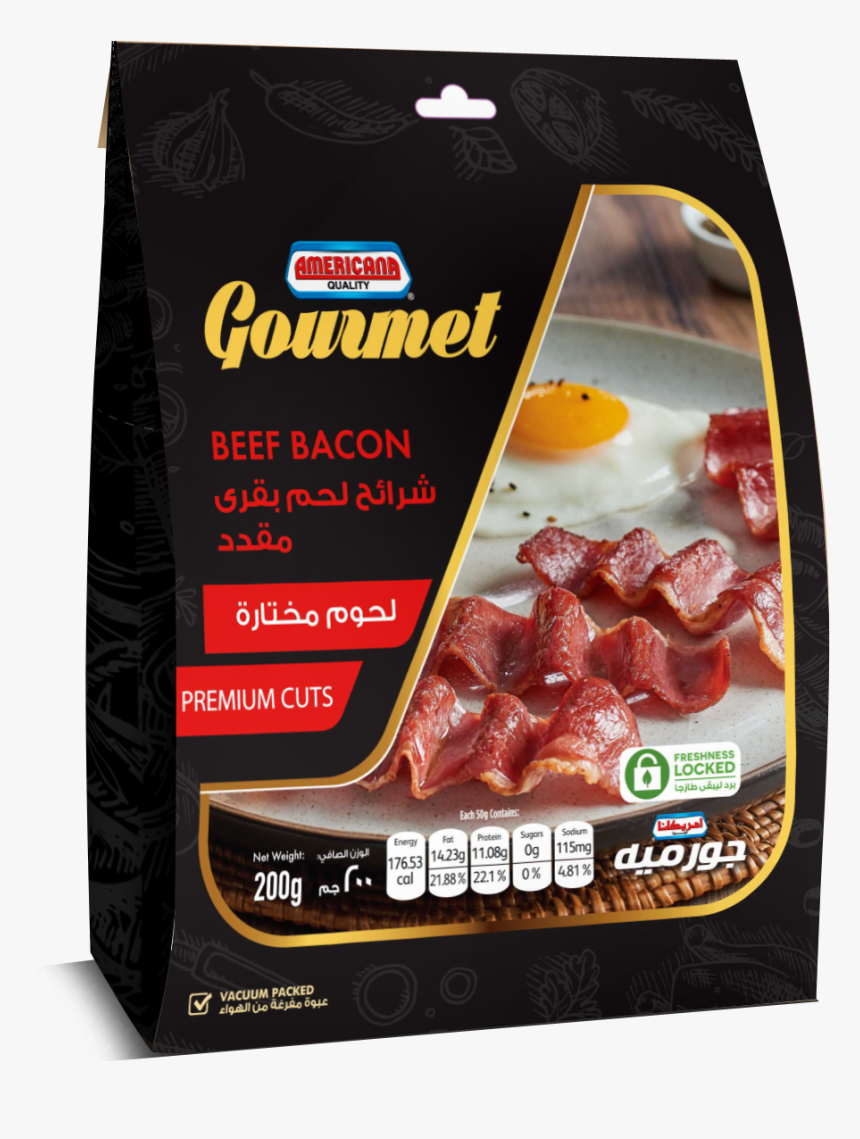 Gourmet Beef Bacon, HD Png Download