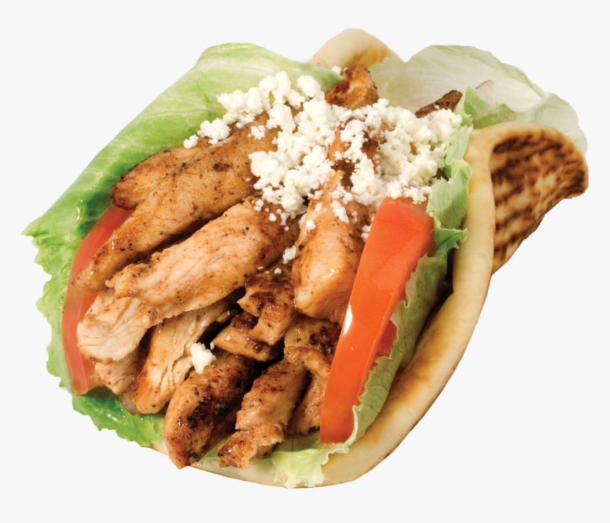 Greek Chicken El Cajon Chicken Pita - Chicken Pita Wrap Png, Transparent Png