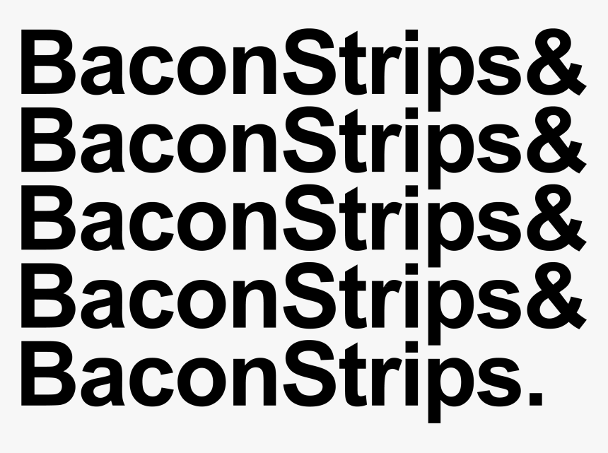 Tshirt Bacon Strips - Illustration, HD Png Download