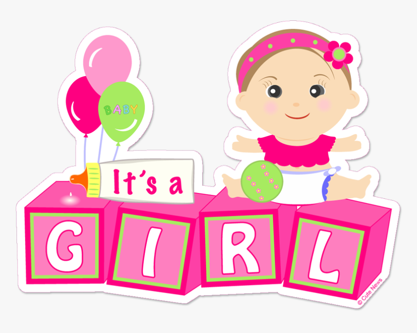 Its A Girl Clipart, HD Png Download