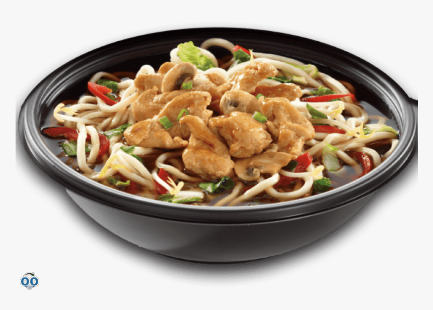 Spicy Udon Noodle Soup Bowl - Yi Mein, HD Png Download