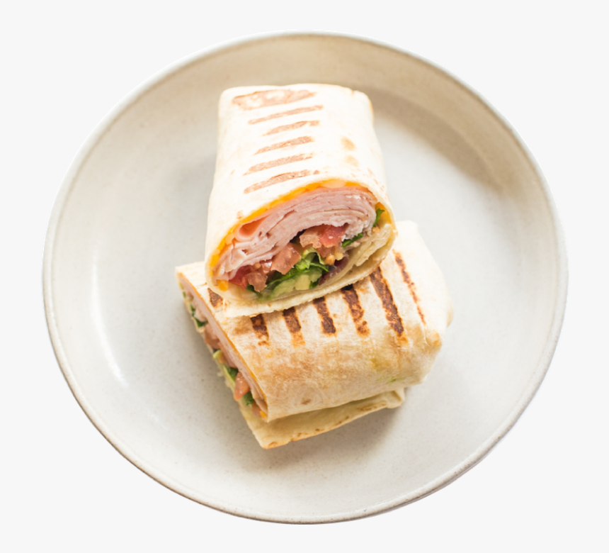 California Turkey Wrap - Fast Food, HD Png Download