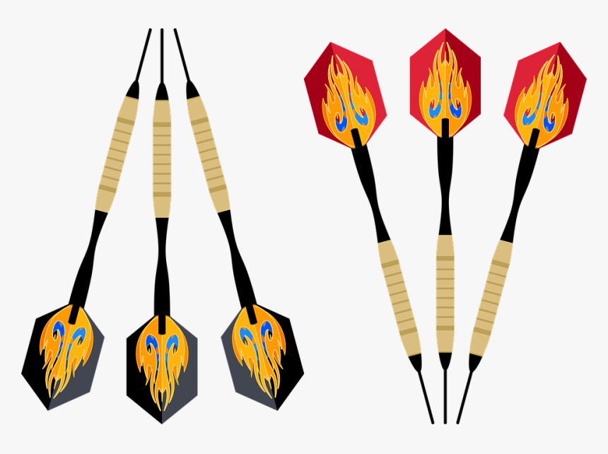 Graphic, Darts, Dart, Game, Bar, Target, Bullseye, - Arrow, HD Png Download