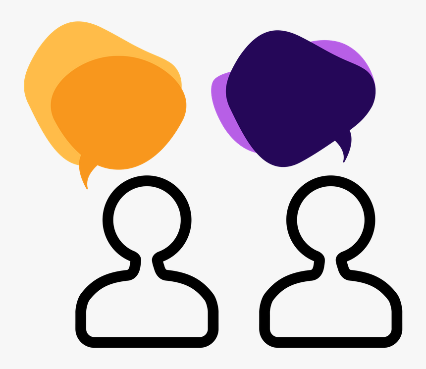How To Talk About The Walk For Change, Barcc, And More - Two People Talking Png, Transparent Png