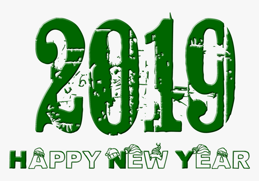 2019 Transparent Png Happy New Year - Calligraphy, Png Download