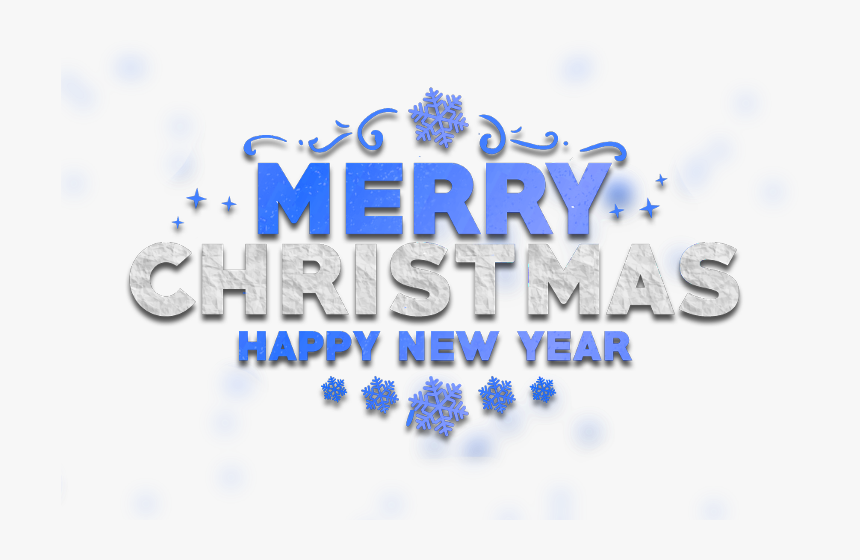 Merry Christmas And Happy New Year Png , Png Download - Calligraphy, Transparent Png