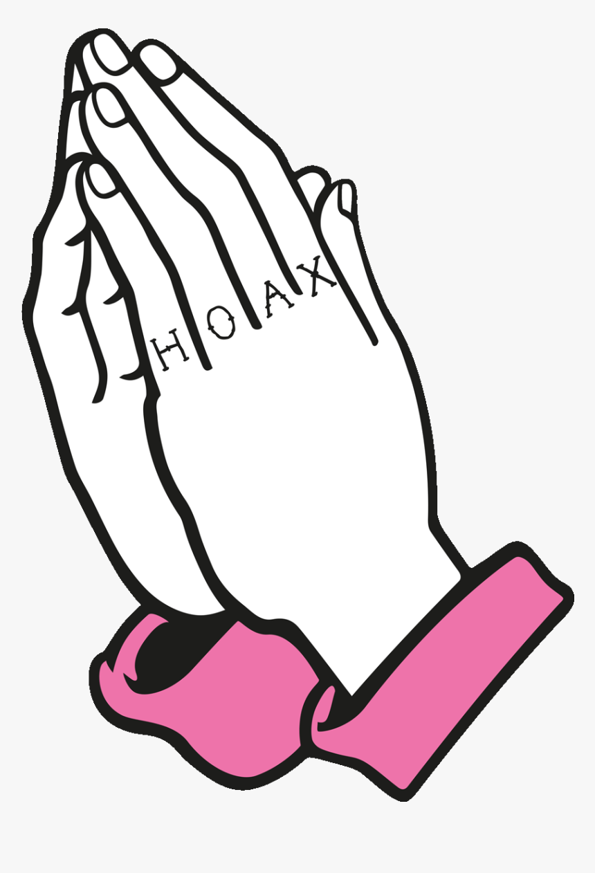 Pray Praying Hands Sticker By Saint Hoax - Praying Hands, HD Png Download