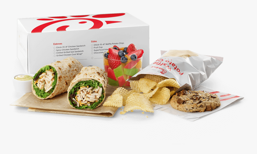Grilled Chicken Wrap Chick Fil, HD Png Download