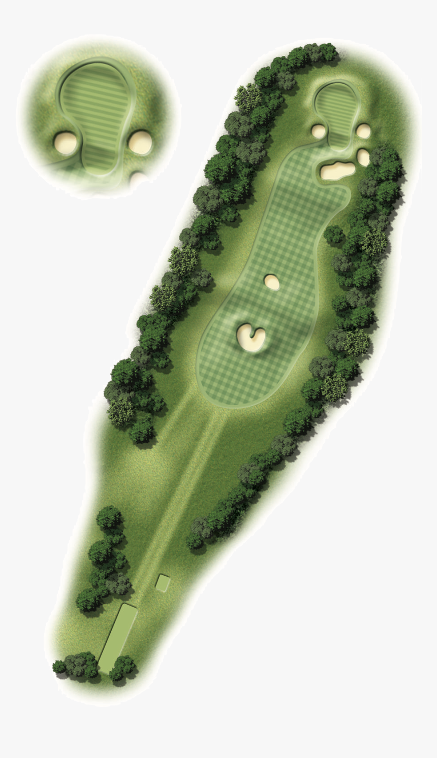 Hole 13 Map - Aerial Photography, HD Png Download