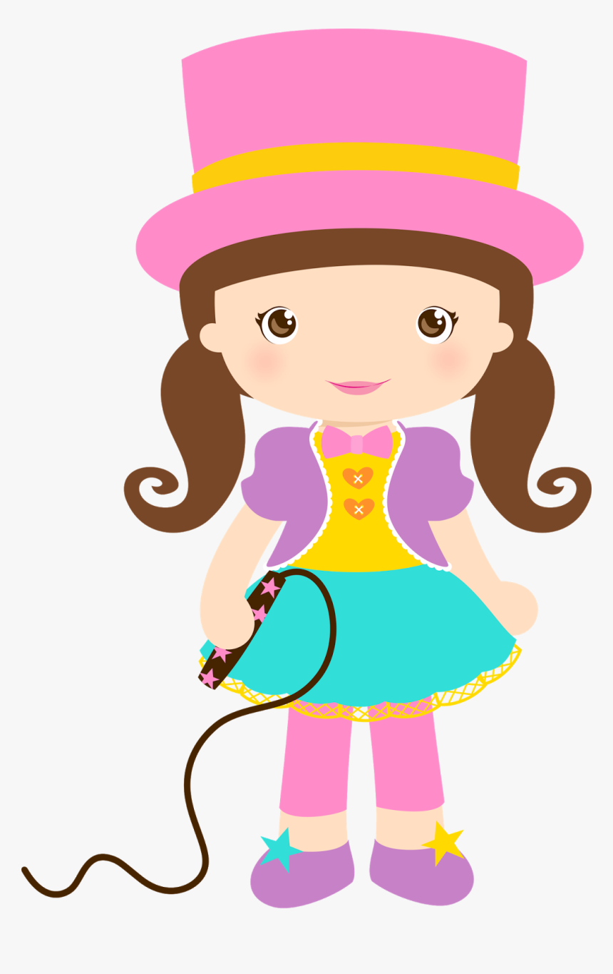 Clown Girls Png Cumplea - Circo Rosa Png, Transparent Png