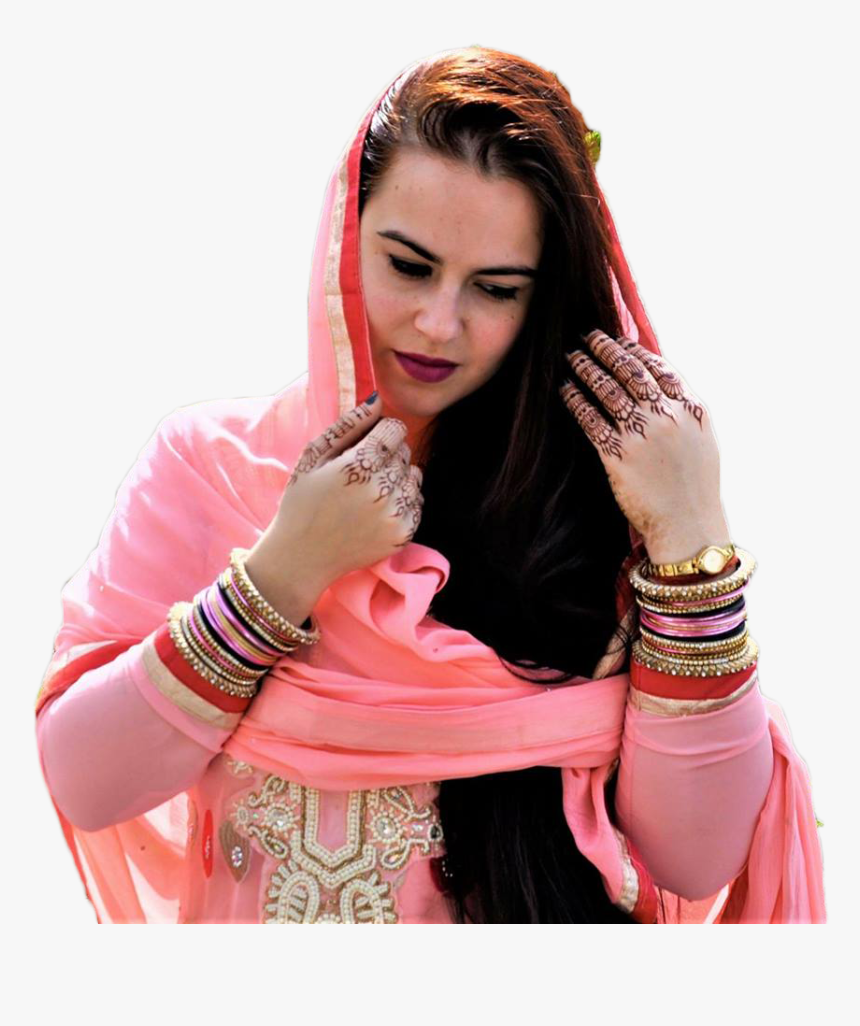 A Mehndi With Gaia Is An Exclusive Voyage In Indian - Sad Indian Girl Png, Transparent Png