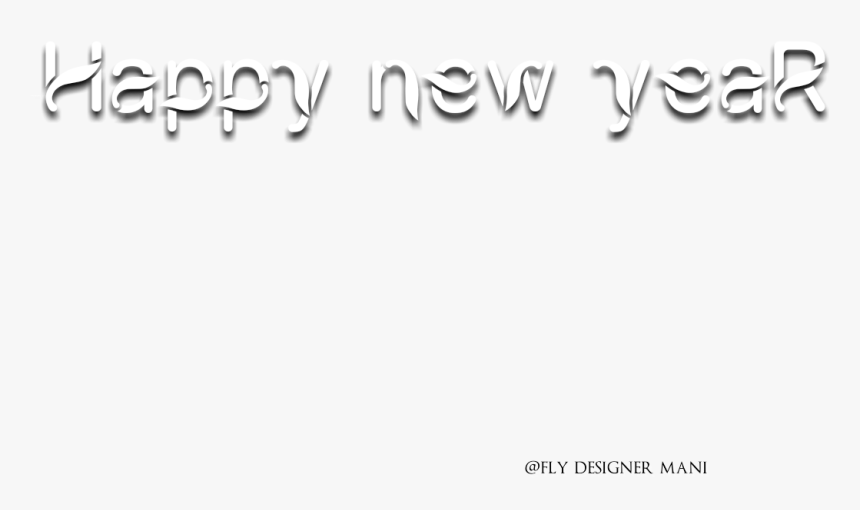 Happy New Year Png S - Calligraphy, Transparent Png