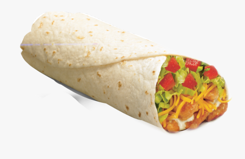 Transparent Burritos Clipart - Del Taco Spicy Chicken Burrito, HD Png Download