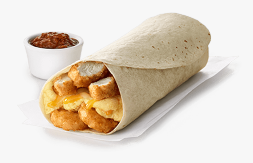 Hash Brown Scramble Burrito W/ Nuggets 
 Src Https - Chick Fil A Hash Brown Scramble Burrito, HD Png Download