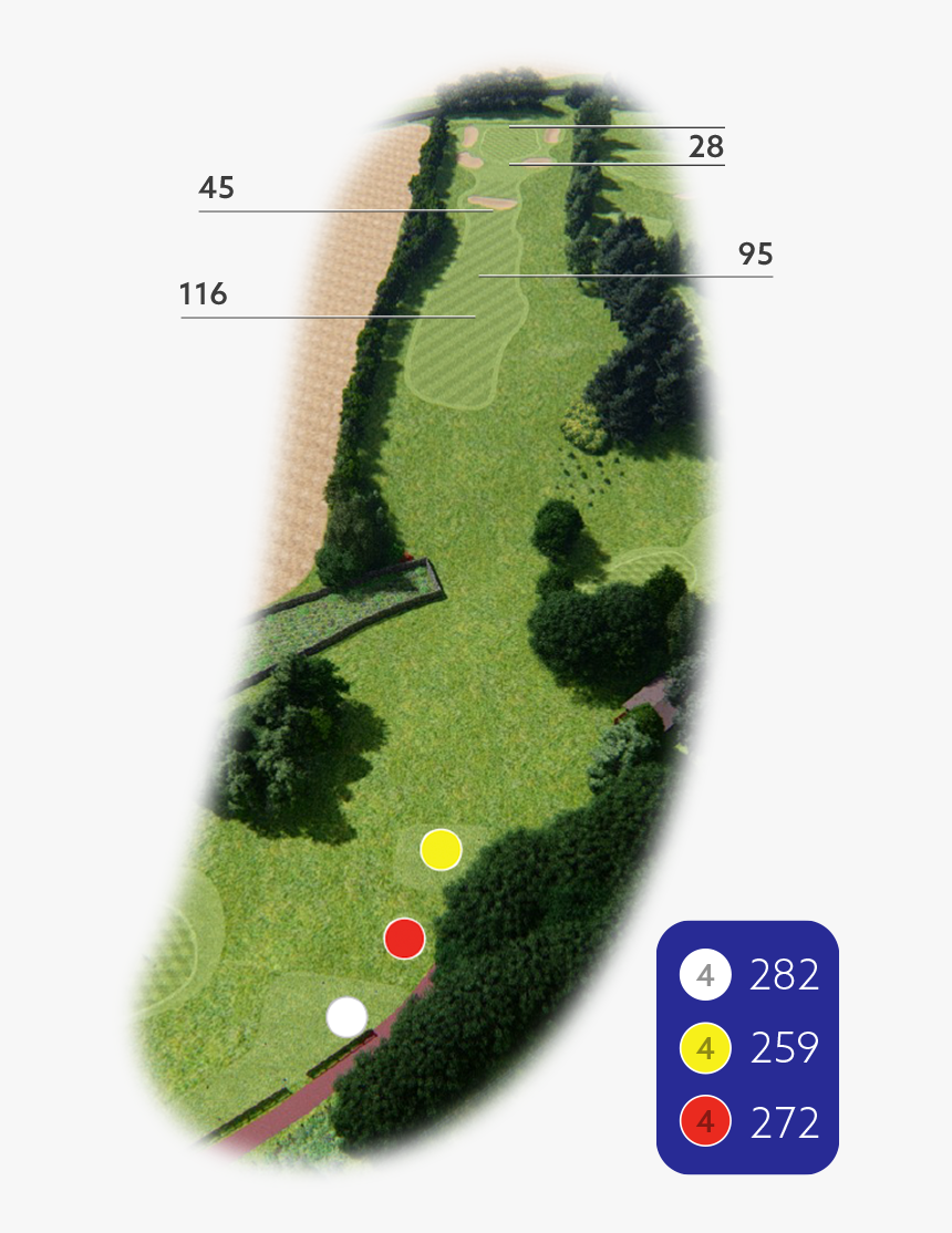 5th Hole Sun Set - Map, HD Png Download