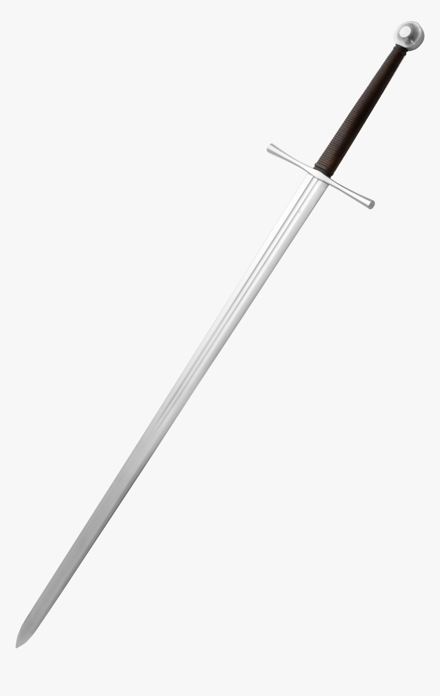 What Is A Hand And A Half Sword - White Sword, HD Png Download