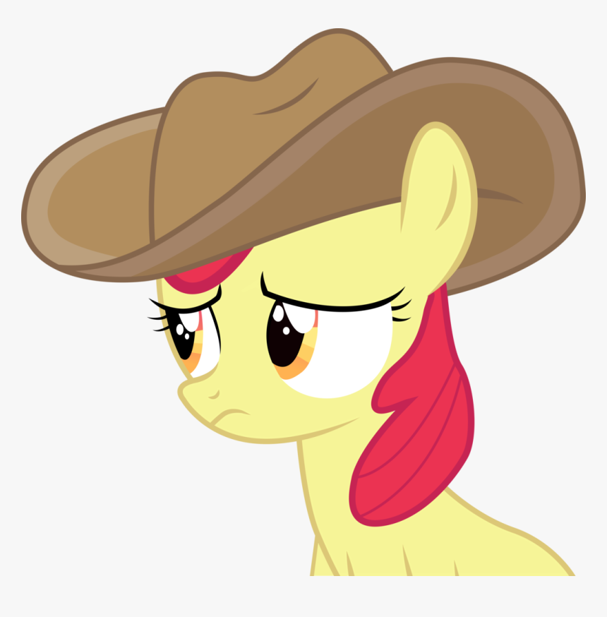 Transparent Cowboy Hat Transparent Background Png - Pony Wearing A Cowboy Hat, Png Download