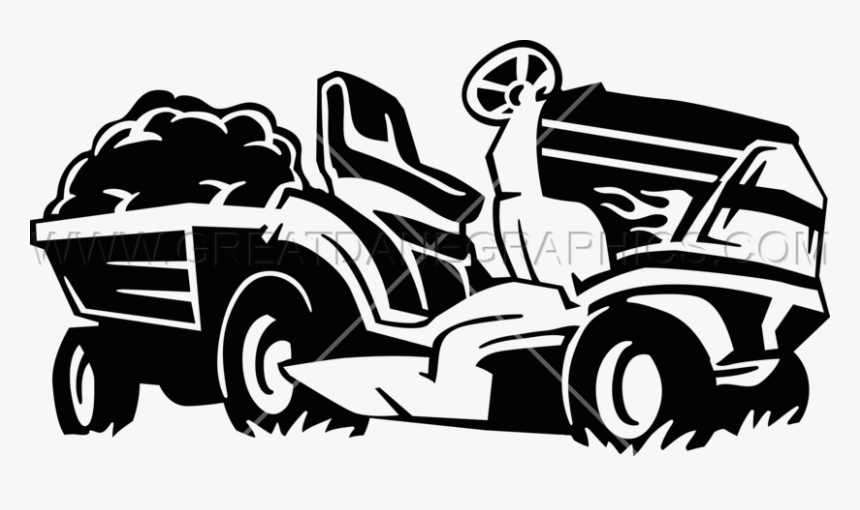 Lawnmower Vector Lawn Care - Tractor, HD Png Download
