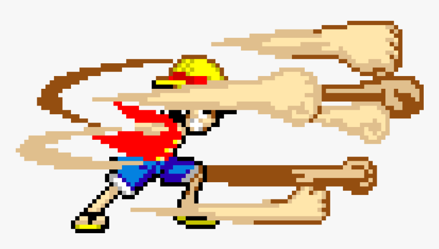 Pixel Art One Piece , Png Download - Pixel Art One Piece, Transparent Png