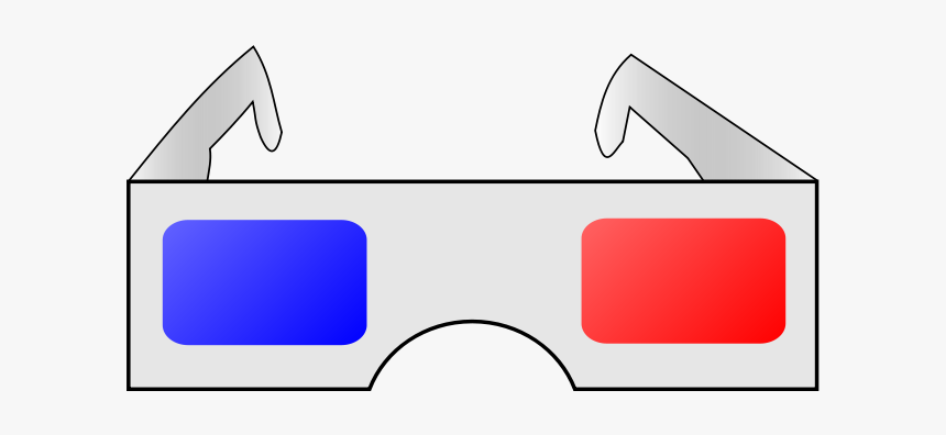 Pixelated Glasses Clipart Png - 3d Glasses Clip Art, Transparent Png