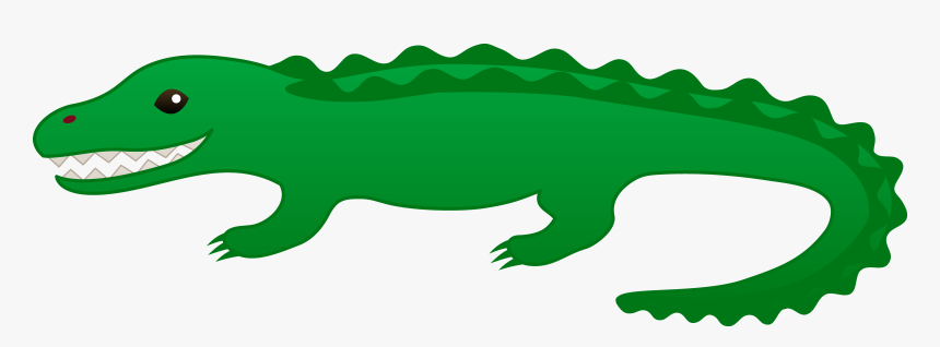 Reptile On The Grass Crocodile Clipart, Explore Pictures - Green Clip Art, HD Png Download