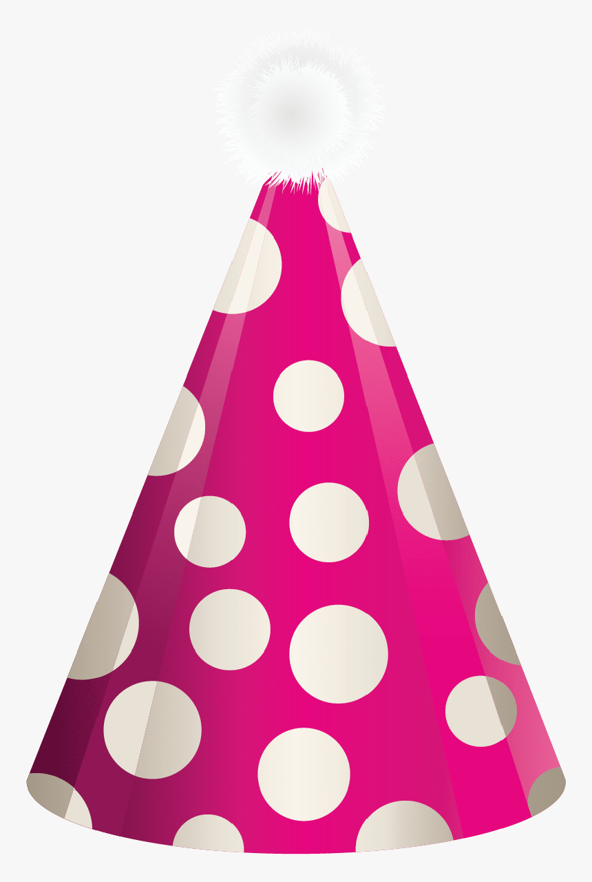 Cone Clipart Birthday Boy Hat - Pink Birthday Hat Png, Transparent Png