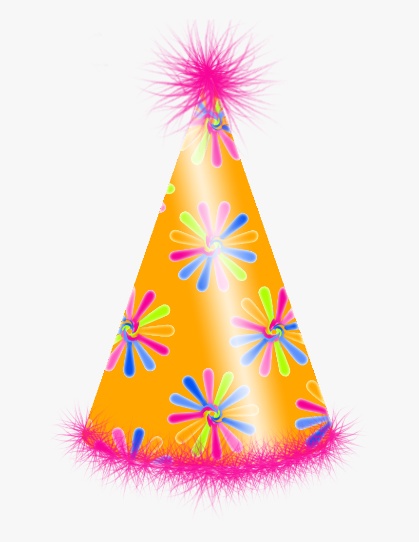 Birthday Hat Transparent Png Images Amp Pictures Becuo - Transparent Background Birthday Hat Png, Png Download
