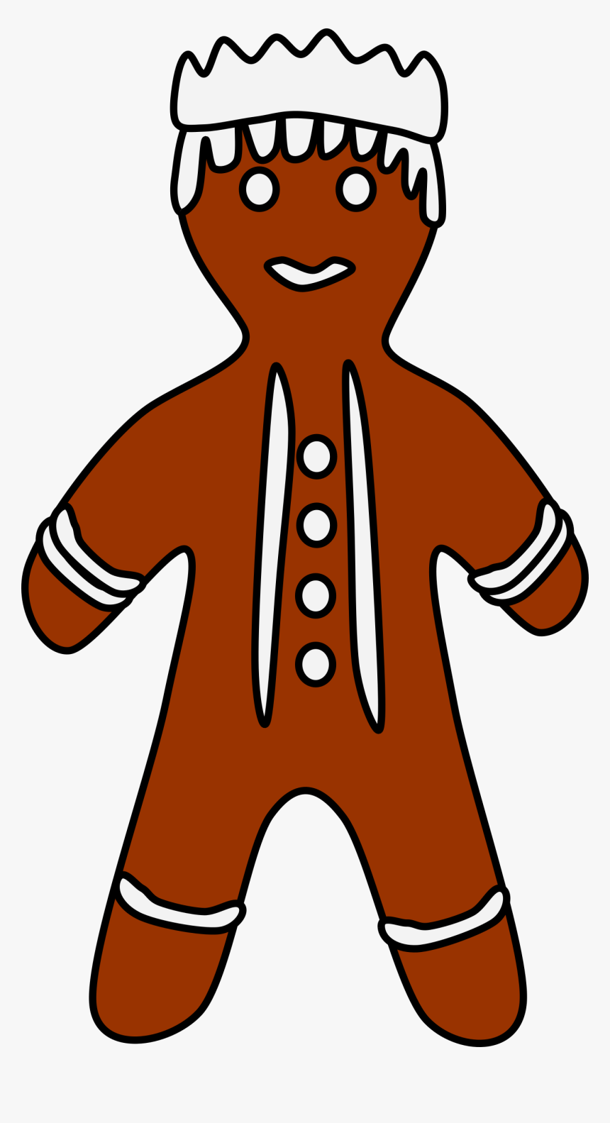 Gingerbread King Wiseman Big - Perníček Png, Transparent Png
