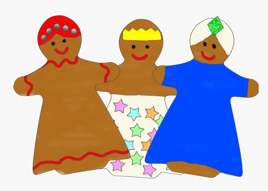 Gingerbread Wise Men - Cartoon, HD Png Download