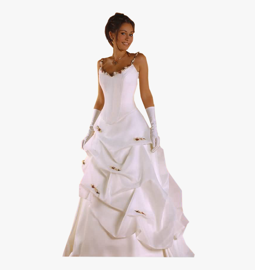Wedding Dress Bride Marriage Woman - Robe De Mariée Blanche, HD Png Download