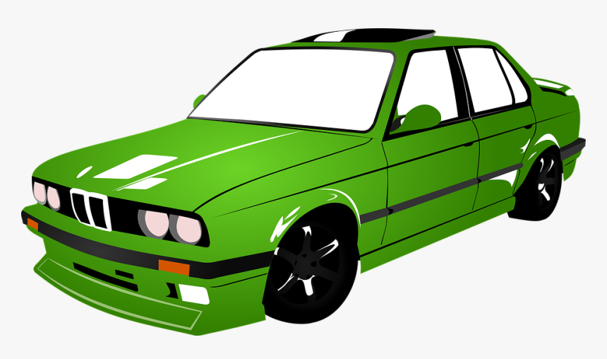 Bmw, Car, Green, Vehicle, Automobile, Auto, Transport - Bmw, HD Png Download